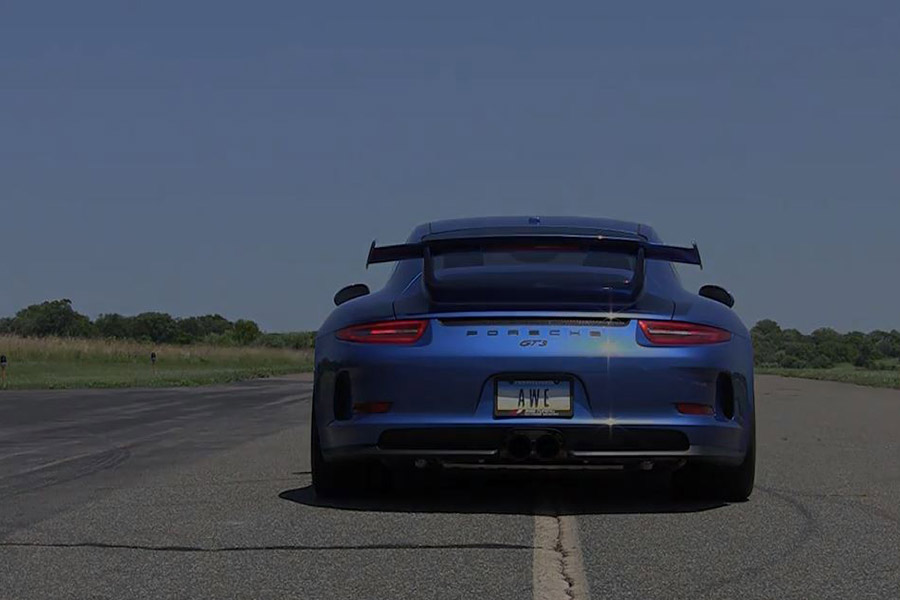 porsche gt3 991 911 switchpath exhaust from awe