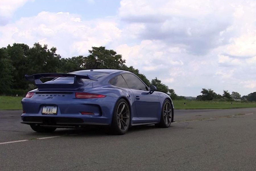 porsche gt3 991 911 switchpath exhaust from awe