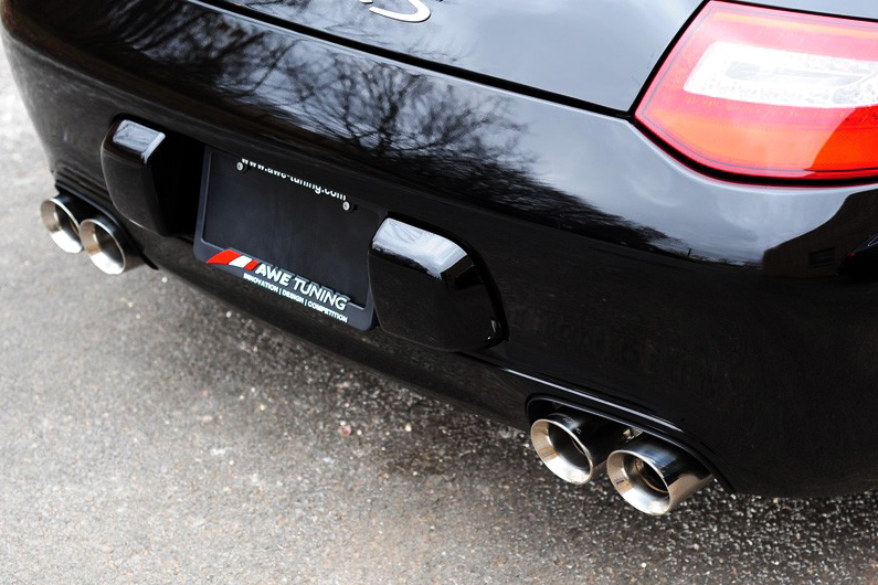 exhaust upgrade for 911 carrera ffrom awe