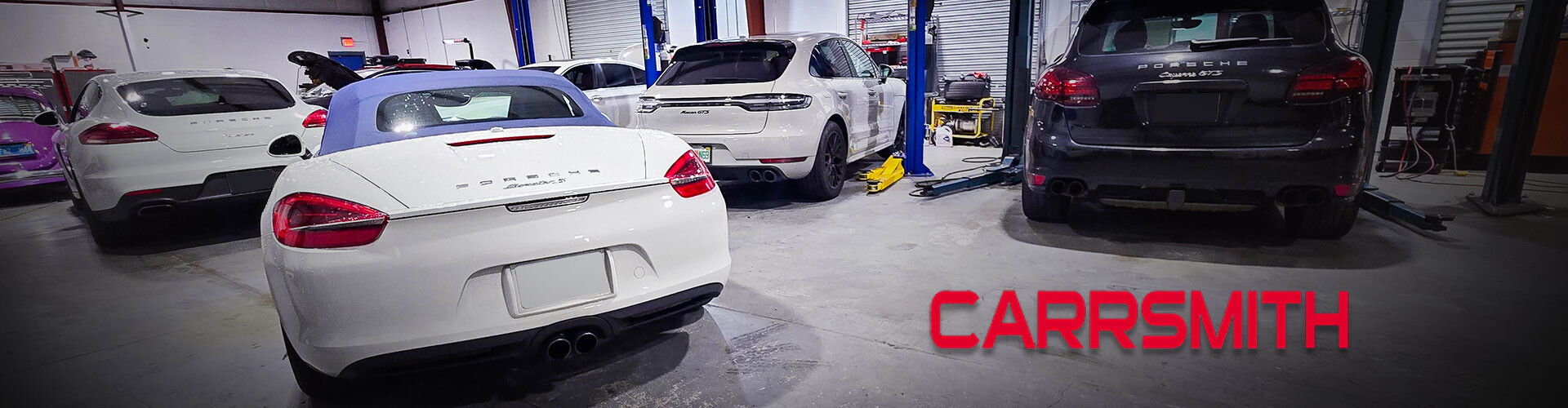 Porsche Repair in Gainesville, FL by Carrsmith - recommended Porsche repair and service center in Florida specializing in Porsche repair, maintenance, performance tuning and service.