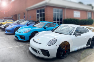 Porsche 911, Boxster, Cayman, Cayenne, Panamera and Porsche Macan repair and maintenances services by mechanics at FREED Performance near Atlanta, GA.