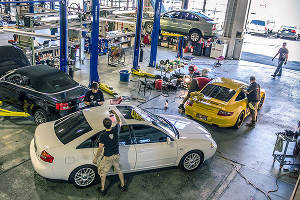 Porsche specialist Matrix Integrated Westside location.