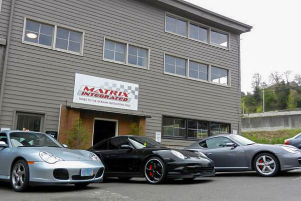 Porsche repair specialist partner Matrix Integrated Portland, OR.