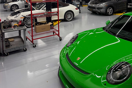 Porsche 911, Boxster, Cayman, Cayenne, Panamera and Porsche Macan repair and maintenances services by mechanics at Euromotive Performance near Pompano Beach, FL.