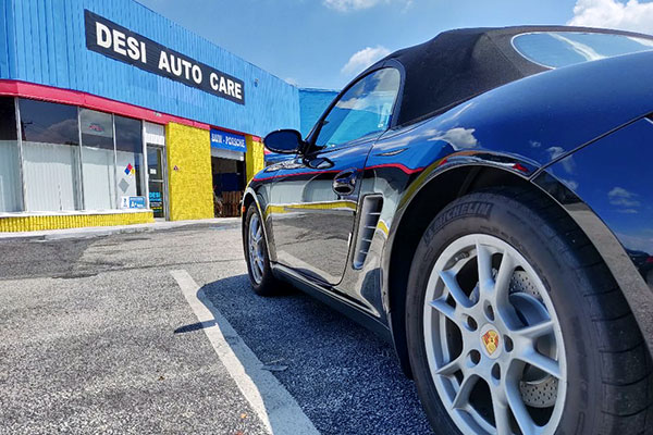 Porsche repair shop Desi Auto Care provides repair, maintenance and servcie for Porsche SUVs in Camden, NJ.