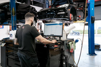 Porsche mechanics at Foreign Affairs Auto, a leading Porsche repair shop near Atlanta, FL, specialize in Porsche repair and maintenance.