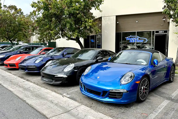 Independent Porsche Mechanics Pacific German a specialist Porsche repair shop in California.