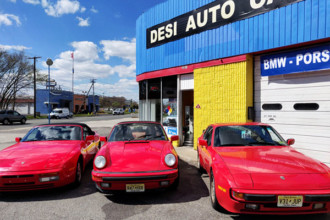 Porsche 911, Boxster, Cayman, Cayenne, Panamera and Porsche Macan repair and maintenances services by mechanics at Desi Auto Care near Camden, NJ.