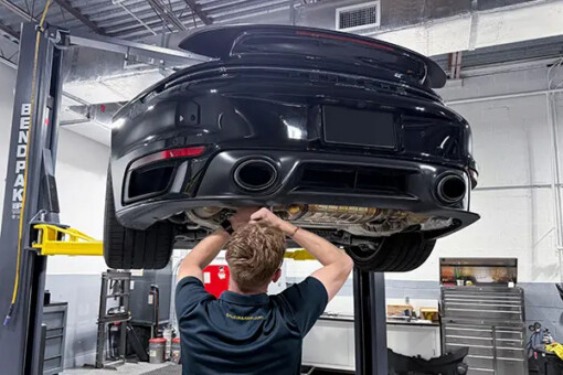 9 Auto Motion specializes in Porsche repair, maintenance and tuning for all Porsche water-cooled models.