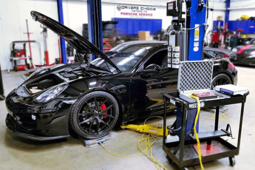 Porsche mechanics at Drivers Choice Motors, a specialist Porsche repair shop near Orlando, FL, specialize in Porsche repair, maintenance and upgrades