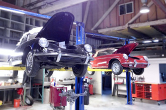 Air cooled Porsche maintenance at the downtown Portland Matrix location