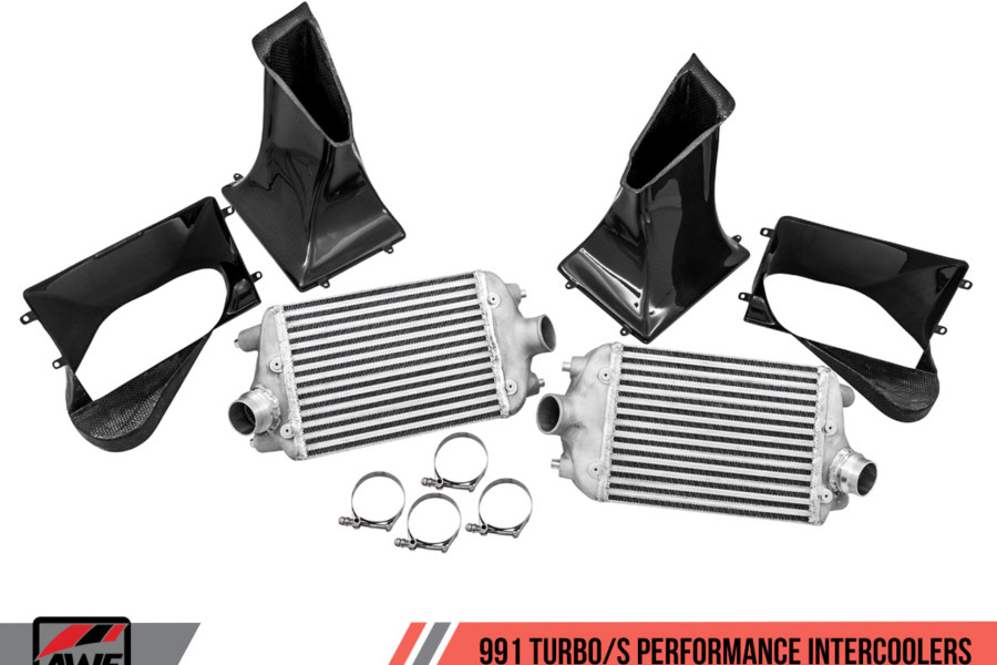 Porsche 911 Turbo intercooler upgrade kit