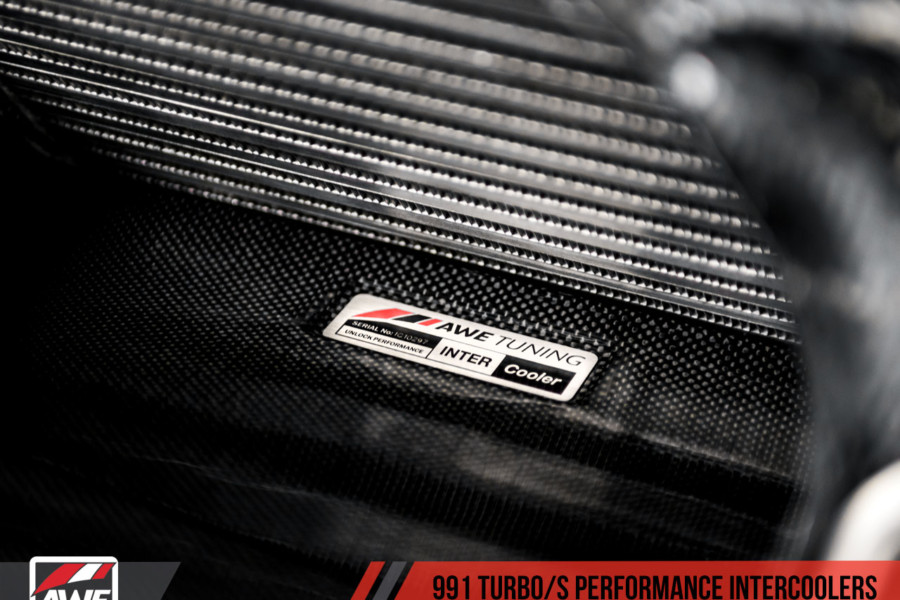 Porsche 911 Turbo intercooler upgrade kit