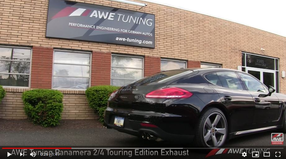 Exhaust upgrade for Porsche Panamera V6