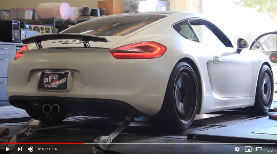 Exhaust upgrade for Porsche Boxster 981