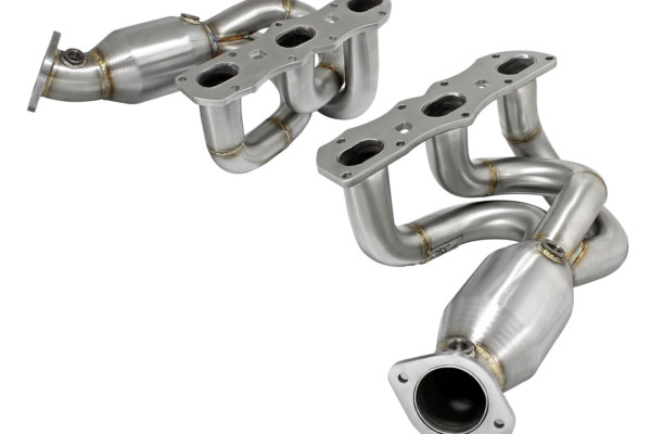 aFe exhaust header upgrade for Porsche Boxster 981