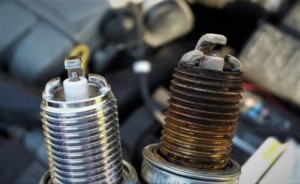 misfires caused by bad plugs