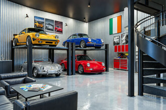 Private garages for Porsche owners and collectors at Blair Talbot Motors.