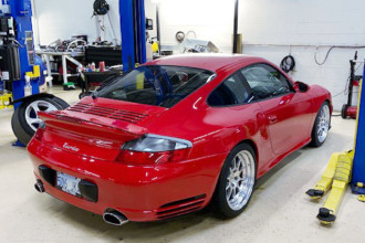 Porsche mechanics at Perfect Power