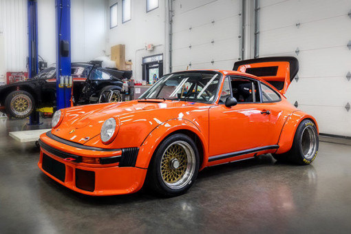 Classic Porsche track car restoration project by Olsen Motorsports in Downers Grove, IL