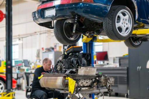 Porsche restoration for classic 911 provided by Blue Chip in Denver, CO