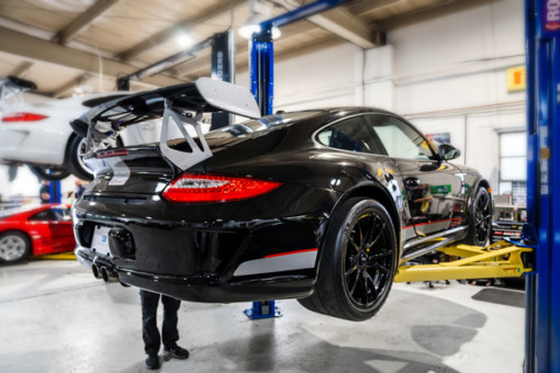 Porsche mechanics at Blue Chip, a leading Porsche repair shop near Englewood, CO, specialize in Porsche repair and maintenance.