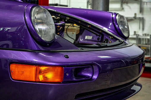 Porsche mechanics at Kellymoss, a leading Porsche restoration shop near Madison, WI, specialize in Porsche restoration and restomod.