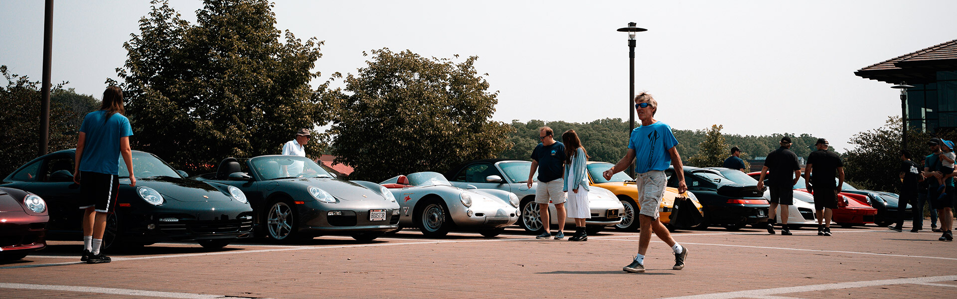 Join the ultimate Porsche car club - outside car club meeting at Kellymoss