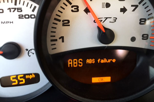 Porsche ABS failure message