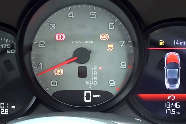 porsche ABS warning light