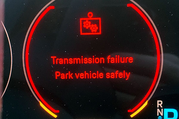 porsche transmission failure park vehicle message