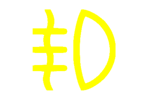 Porrsche Front Fog Lights warning