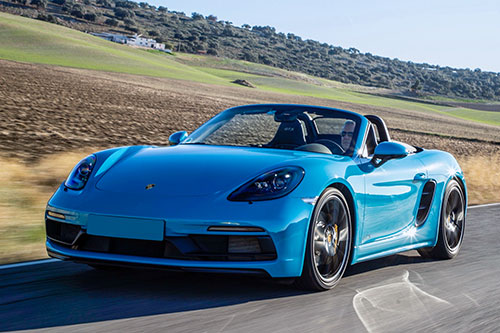 What's included at the Boxster 718 maintenance service interval