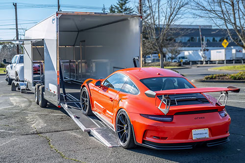 How to transport your new Porsche purchase home from across the country.