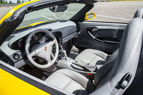 interior of Boxster 986