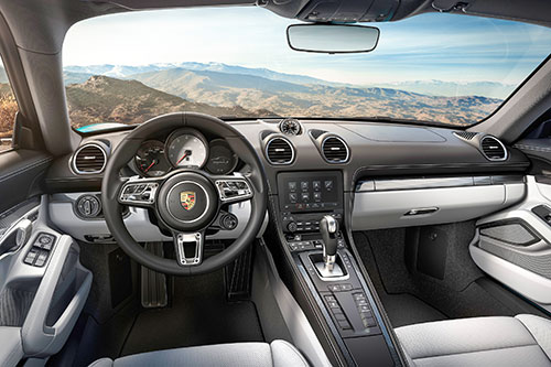 982 Cayman 718 interior upgraded