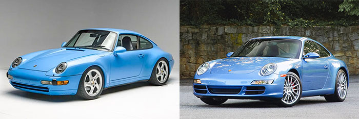 Comparing the 993 to the 997 911