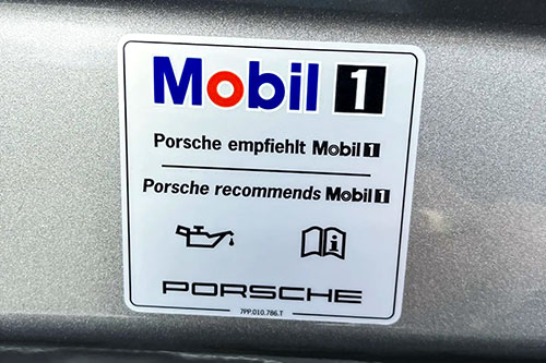 Porsche recommends Mobil 1 for your Porsche.