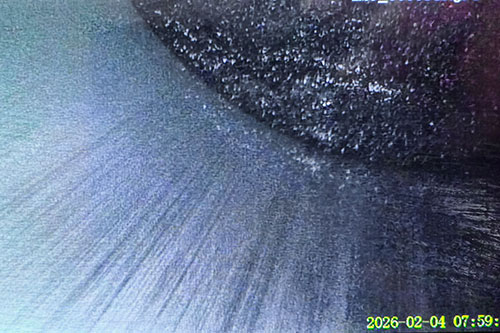 Porsche Macan V6 bore scoring in the cylinder via a bore scope.