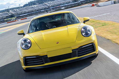 Front end changes to the 911 992.