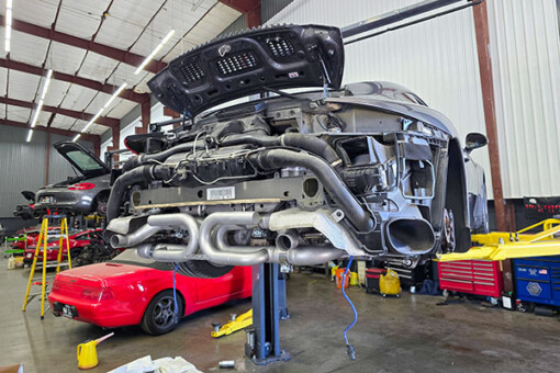 Porsche 911, GT, RS repair and maintenances services by mechanics at Green Hell Motorsports near Austin, TX.