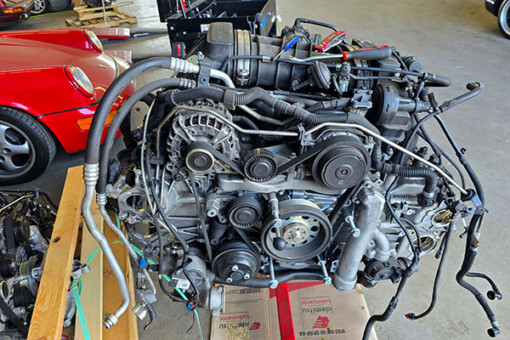 Porsche mechanics at Green Hell Motorsports.